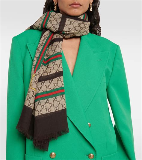 brown Gucci Scarves for Women 